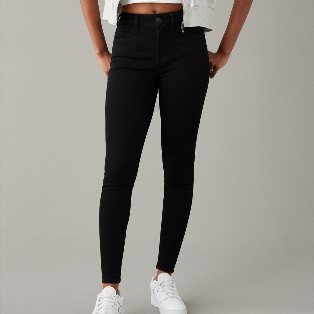 American Eagle Outfitters US 6R Black Dream Stretch Hi-Rise Jeggings